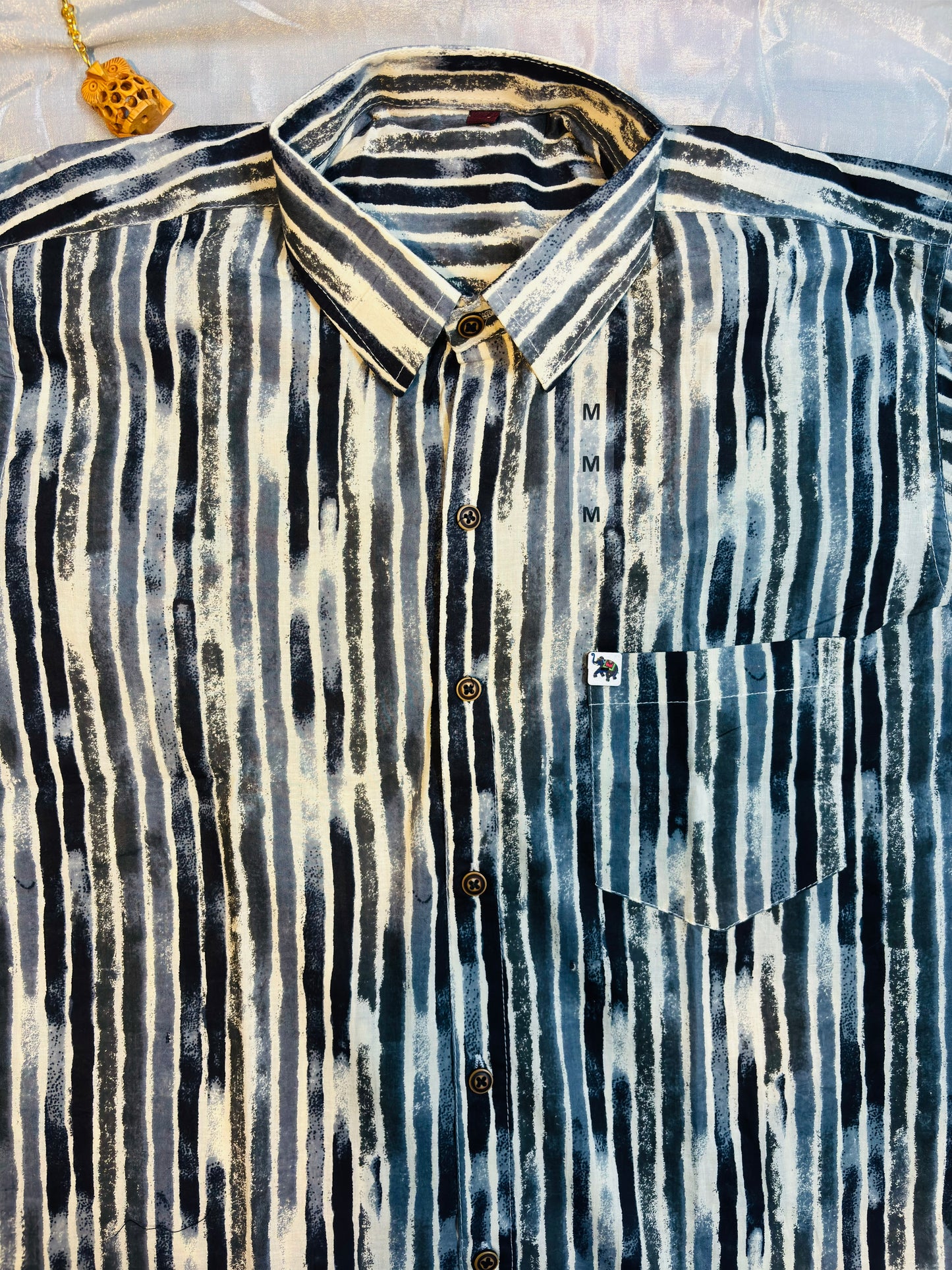 Black Tie-Die | Regular Fit | Full Sleeves Shirt