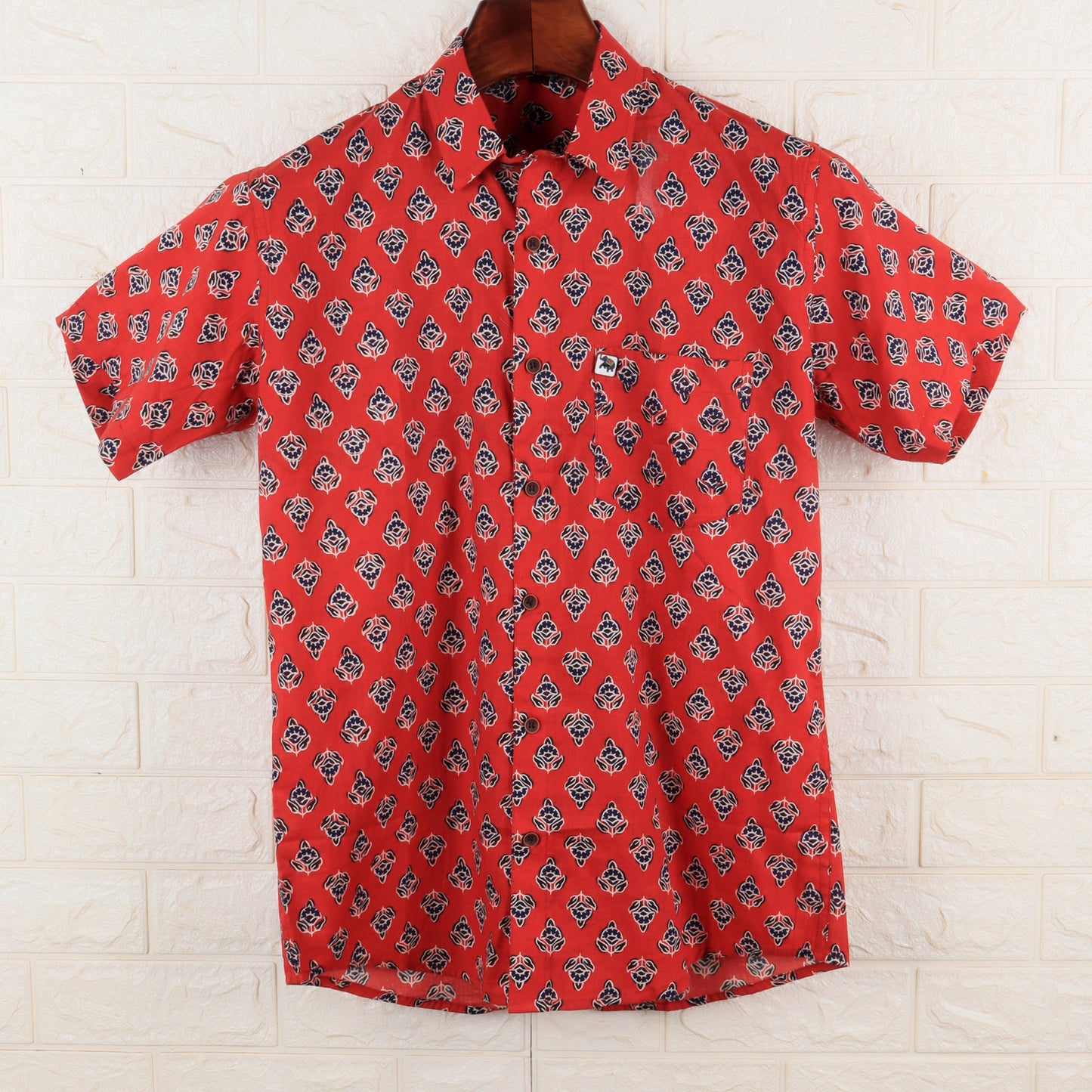 Red Bootie | Regular Fit | Half Sleeves Shirt