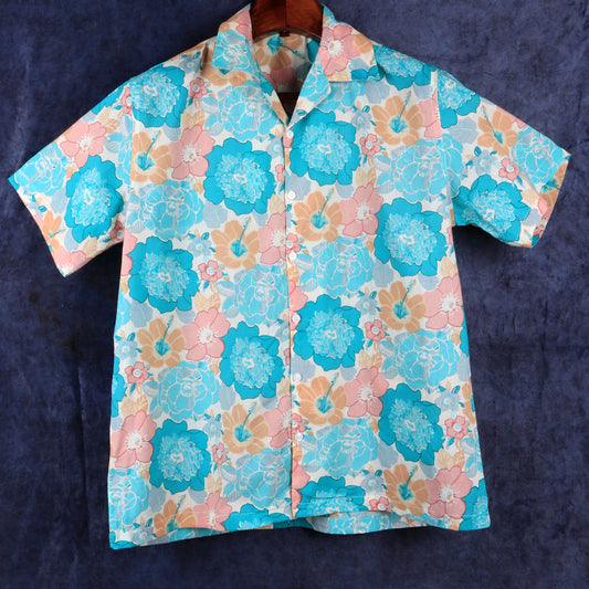 Floral Print Shirt | Oversize Cuban Collar | Half Sleeves  Shirt
