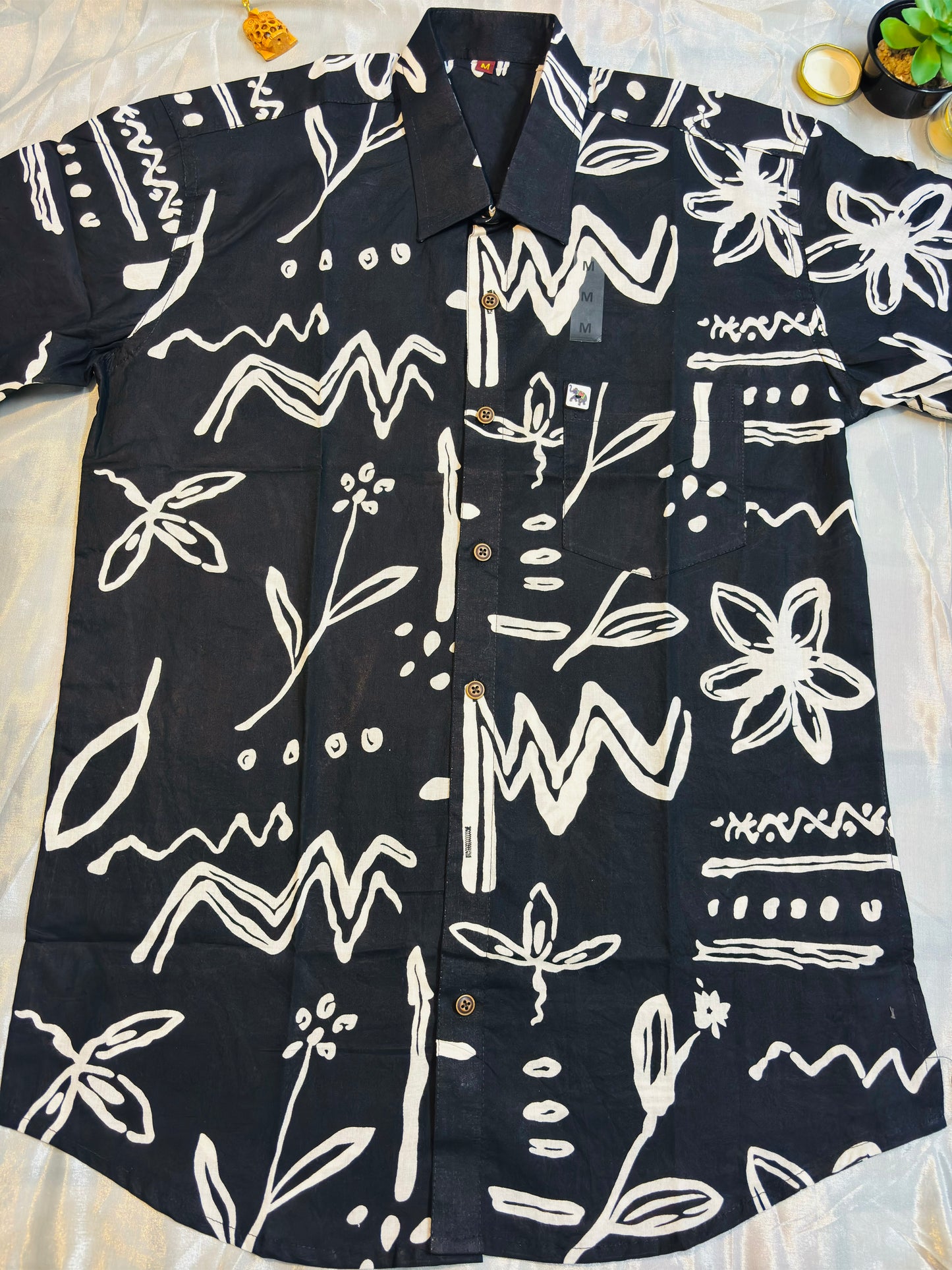 Black Design  | Regular Fit | Half Sleeves  Shirt