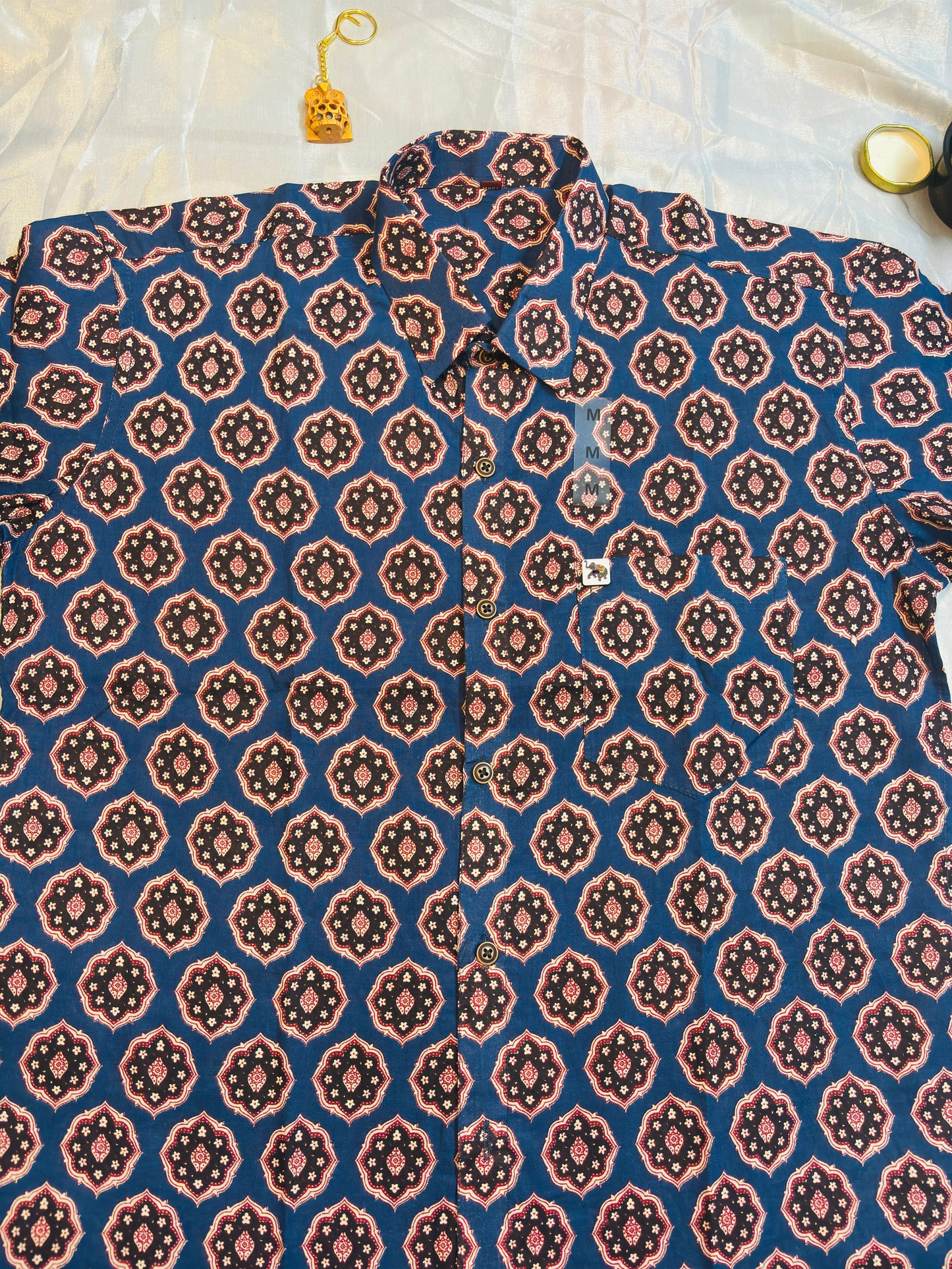 Blue Circle Art | Regular Fit | Half Sleeves  Shirt