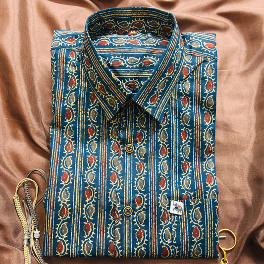 Blue Magic| Regular Fit | Half Sleeves Shirt