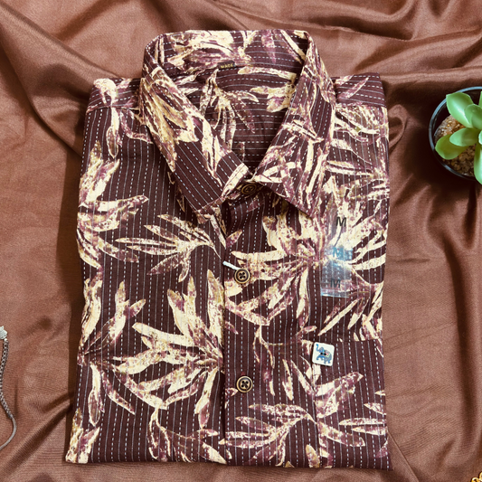 Dark Forest | Regular Fit | Half Sleeves Shirt